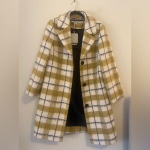 Boden NWT Boudica Check Coat